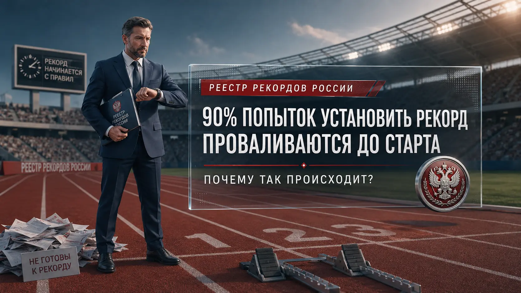 90% попыток установить рекорд проваливаются до старта. Почему так происходит