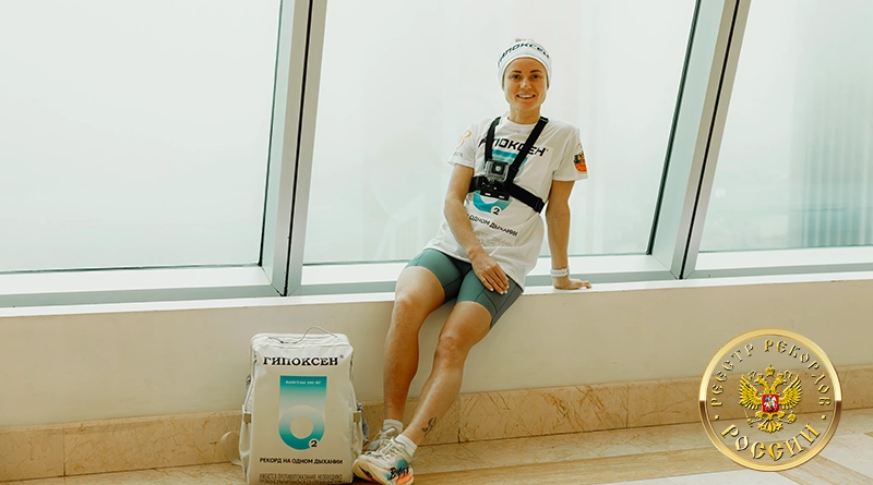 Анастасия Рубцова рекордсменка по вертикальному забегу в башне Империя