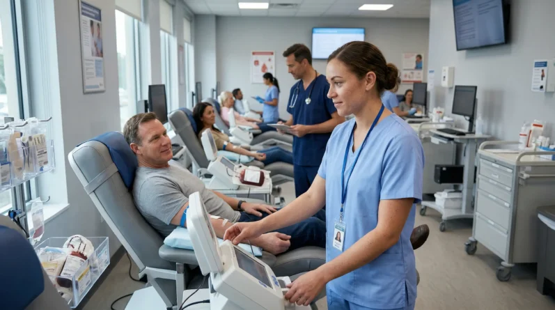 День донора в России в центре переливания крови