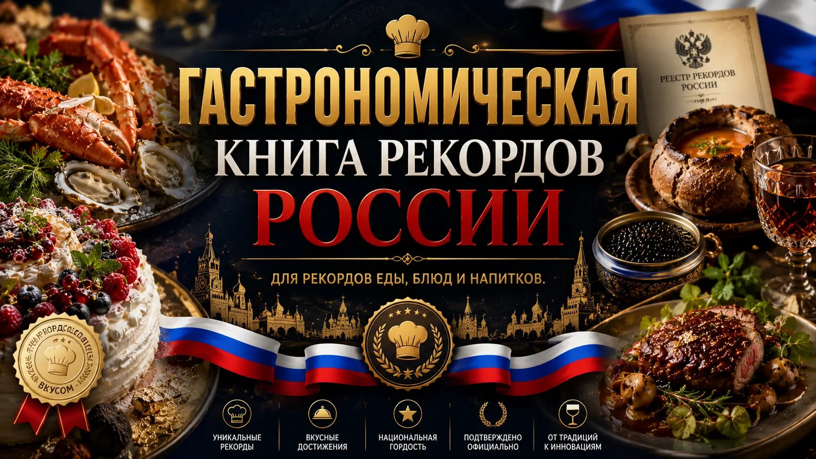 Гастрономическая книга рекордов России | Реестр рекордов России