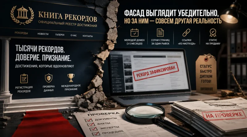 Книга рекорды россии - фейк или признание