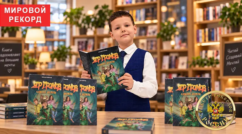 Михаил Романов и книга о супергероях: рекорд юного автора
