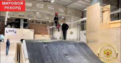 Мировой рекорд Double Barspin BMX в Тольятти
