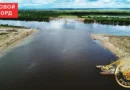 Протаскивание непрерывной нитки подводного дюкера через Амур