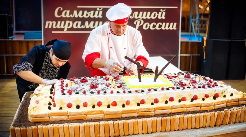 в Барнауле приготовили тирамису весом 127,4 килограмма