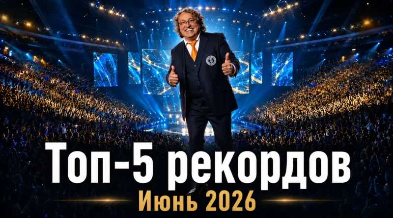 Топ-5 рекордов июня 2026 года — массовые и индивидуальные достижения России
