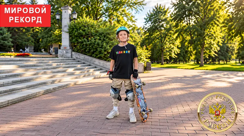 Василий Кузнецов: 360 flip через десять ступеней в Челябинске