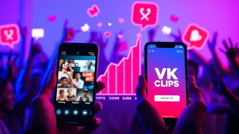 Битва гигантов: рекорды VK Клипов и TikTok в России Скриншот рекордного видео VK Клипов или TikTok.
