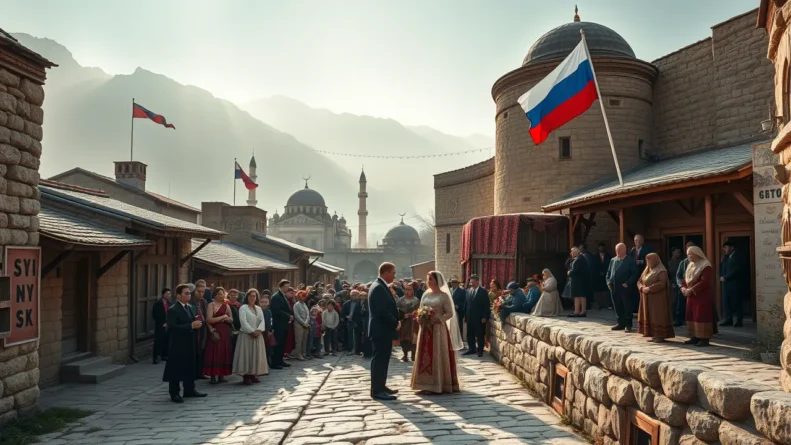 Дербент: самый древний город России с рекордами, вписанными в историю Панорама древнего города Дербент с крепостью Нарын-Кала и Каспийским морем