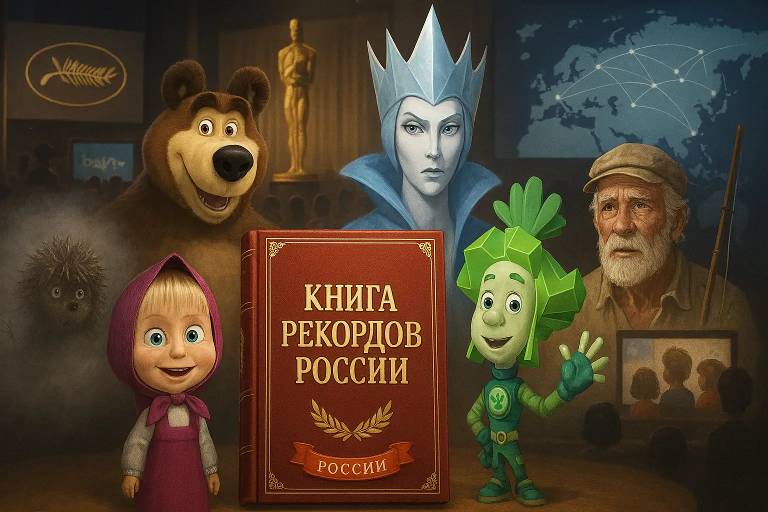 Книга рекордов России: самые титулованные мультфильмы страны — от «Оскара» до Гиннесса | Реестр рекордов России