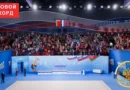 Начинающие гимнастки устанавливают мировой рекорд в Москве