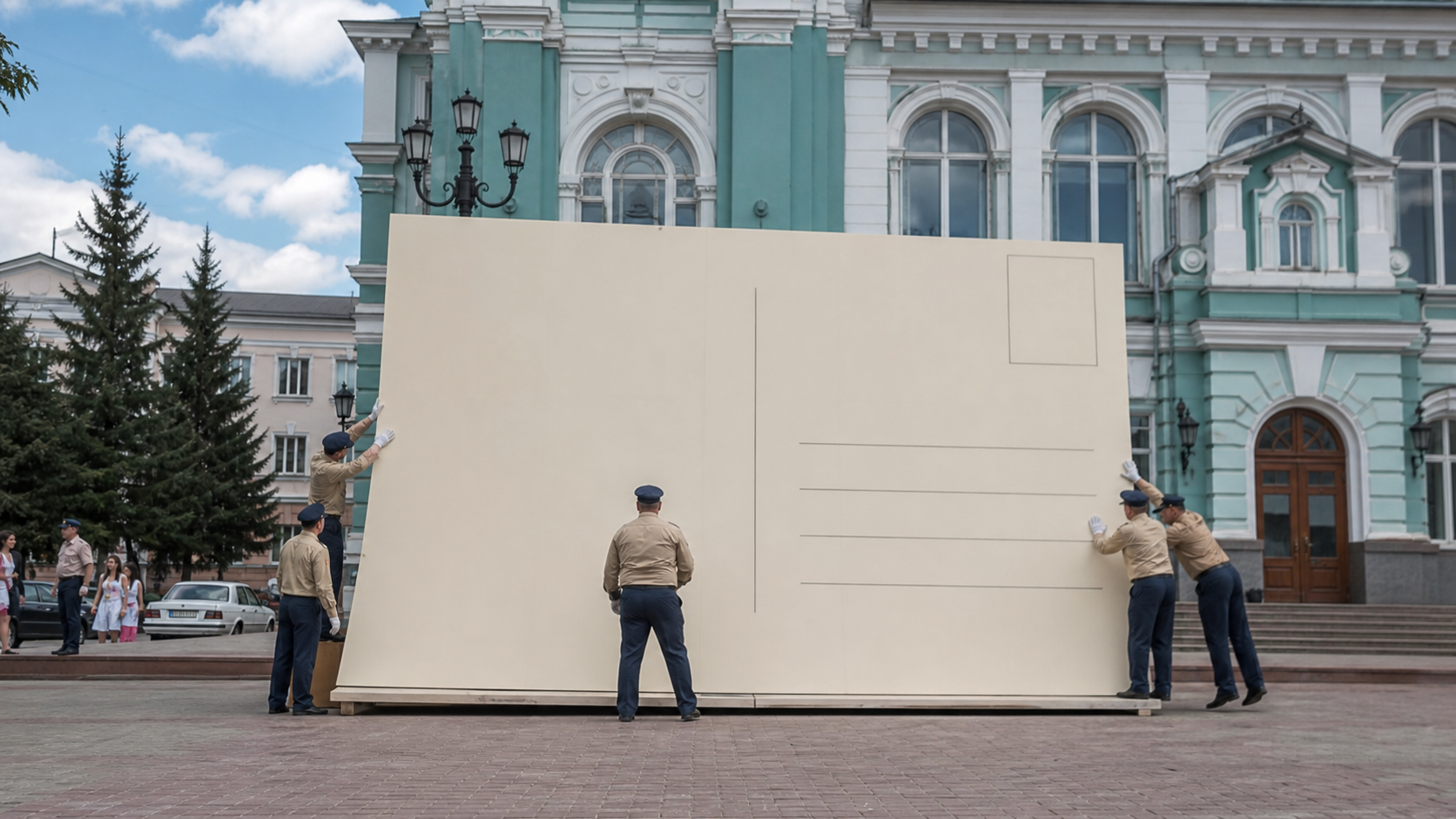 Почтовые рекорды России: как гигантская открытка стала настоящим отправлением