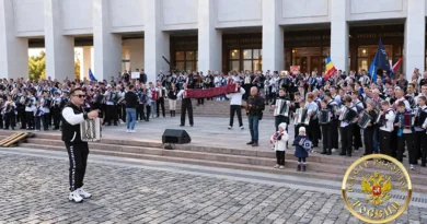 рекорд баянистов, аккордеонистов и гармонистов на Поклонной горе