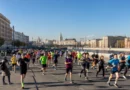 Массовый беговой старт в Москве