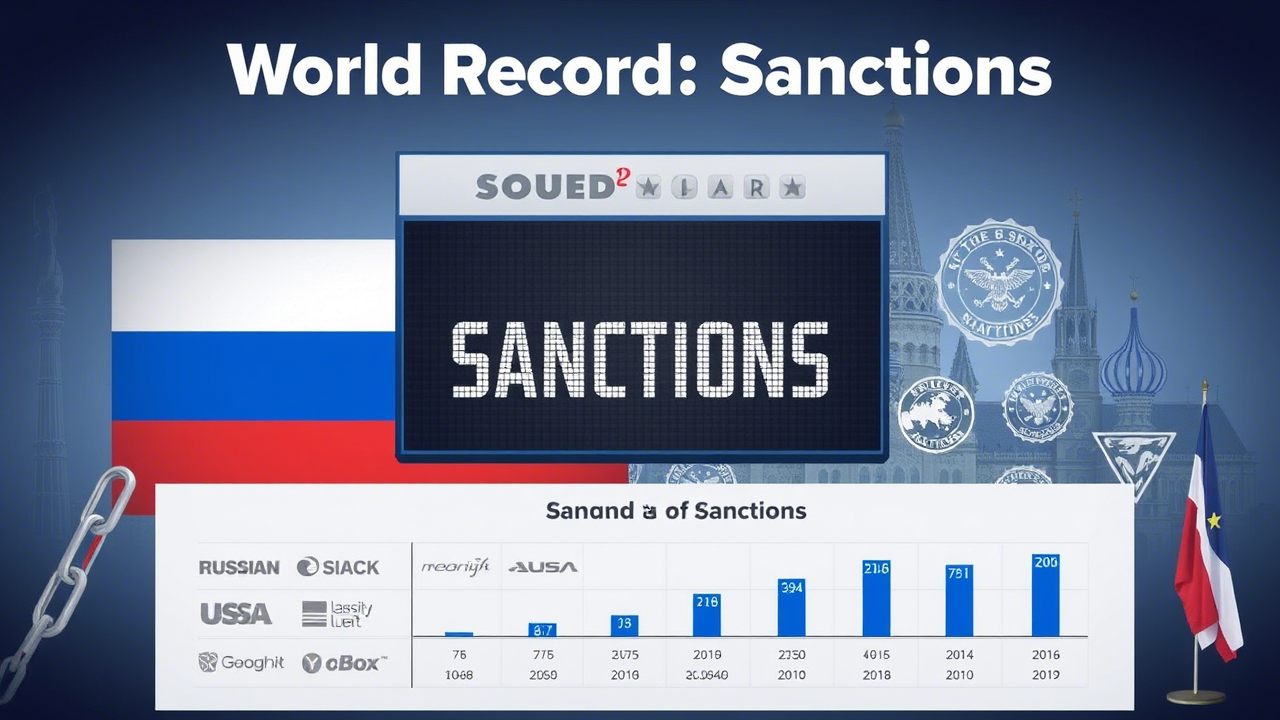 Россия установила новый мировой рекорд по количеству санкций | Реестр рекордов России