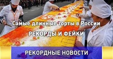 Самые длинные торты в России