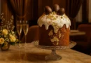 оскошный пасхальный кулич в ресторане Москвы