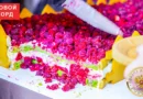 Самый большой торт «Шпинатный с малиной»