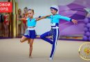смешанная пара брата и сестры в гимнастике