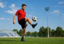 жонглирования футбольным мячом ногами